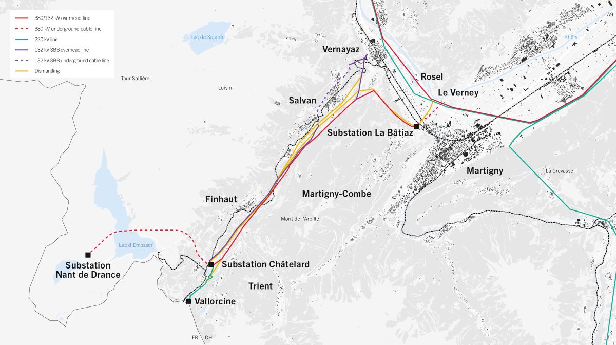 General site plan Nant de Drance