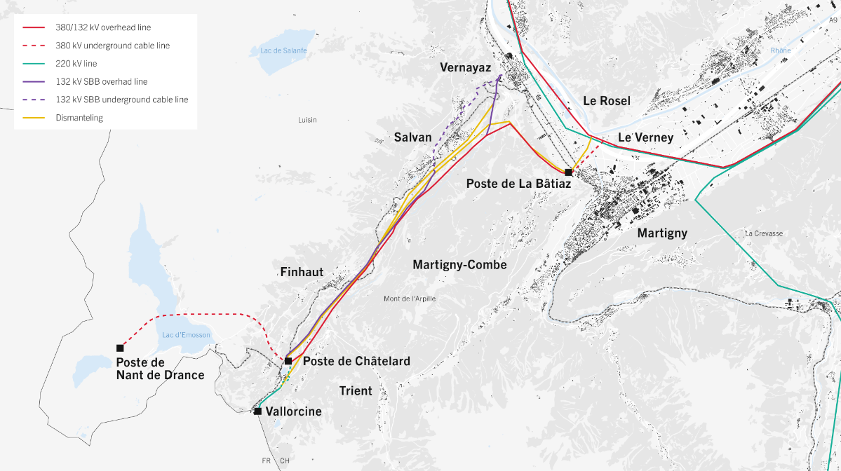 General site plan Nant de Drance